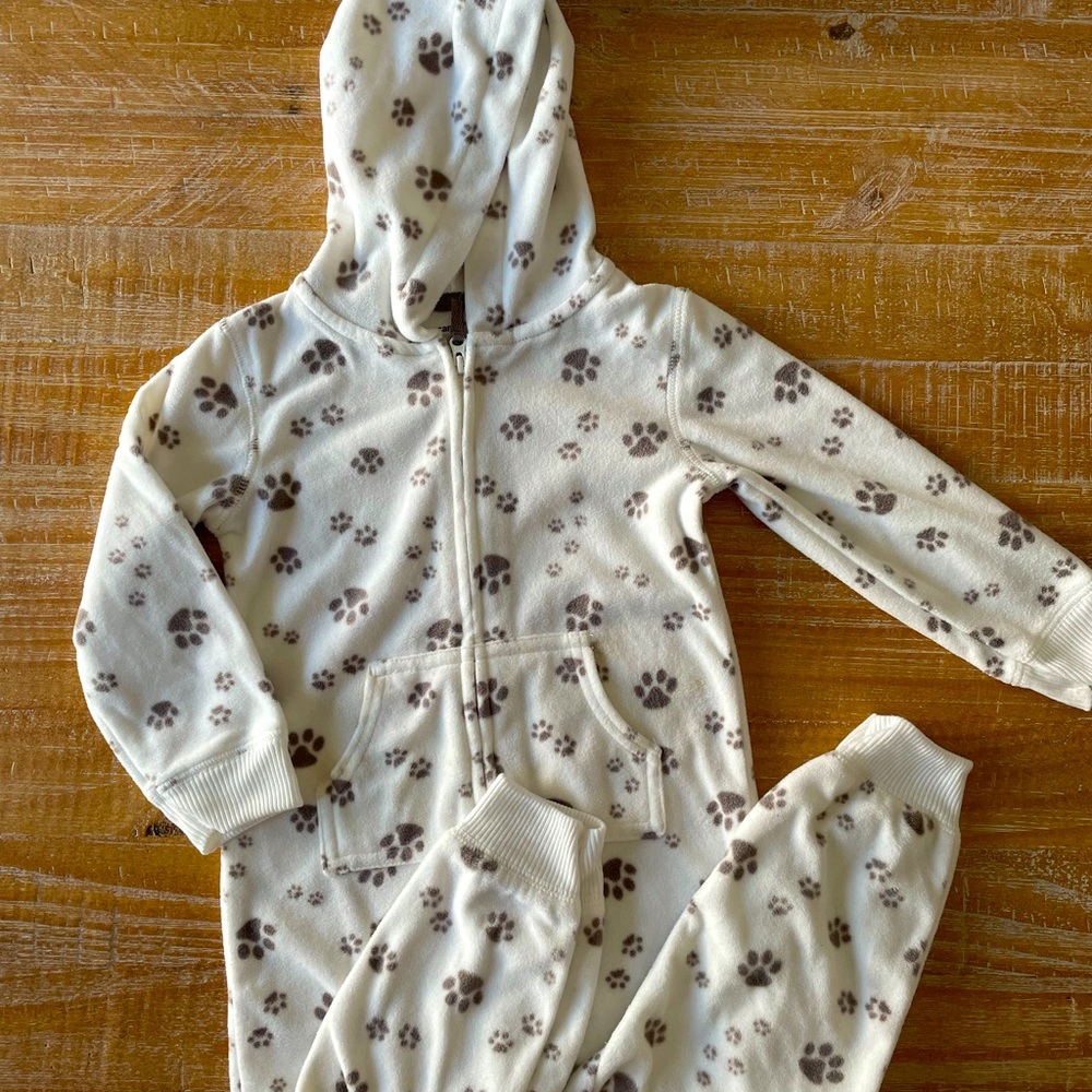 Animal Print Pajama Sleeper Size 24M